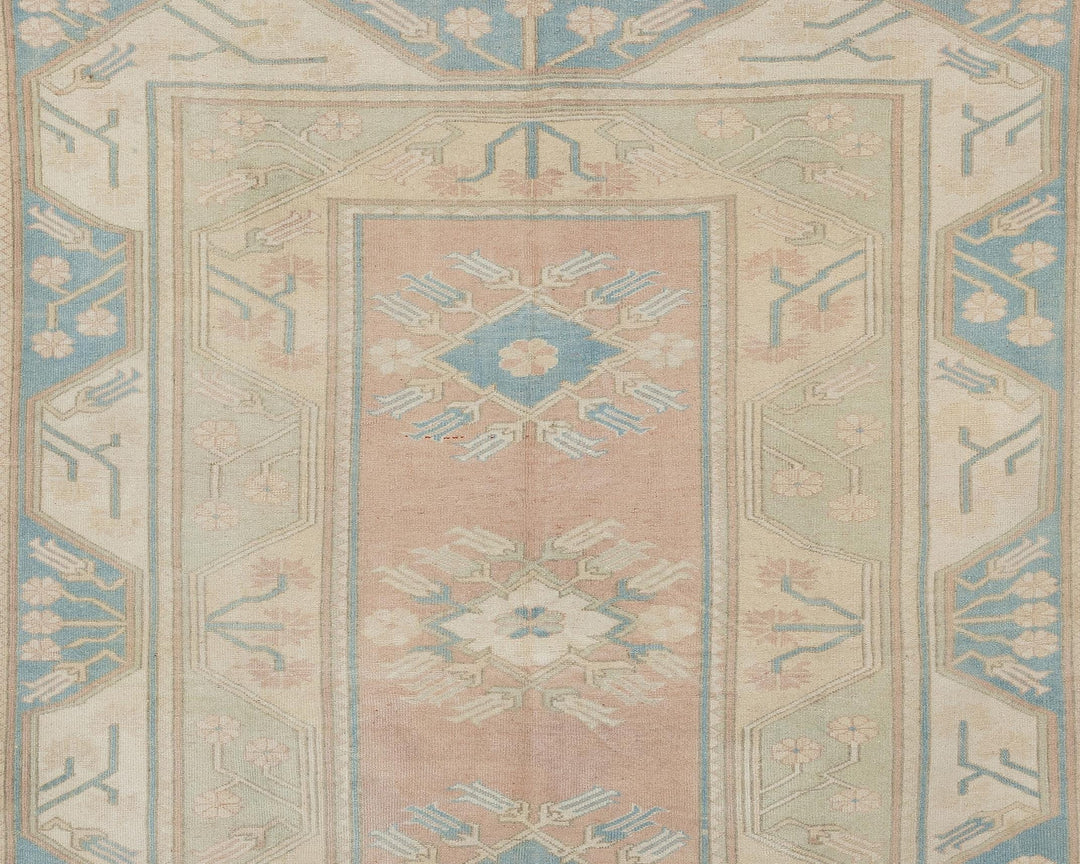 Faded Oushak Rug 6' 11" x 5' 11" | No. VR36354