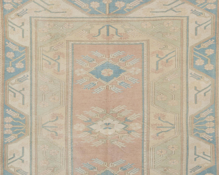 Faded Oushak Rug 6' 11" x 5' 11" | No. VR36354