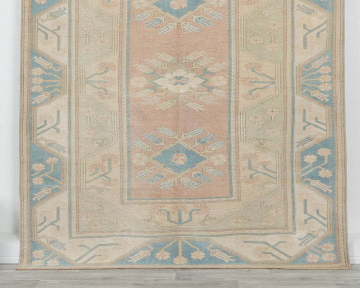 Faded Oushak Rug 6' 11" x 5' 11" | No. VR36354