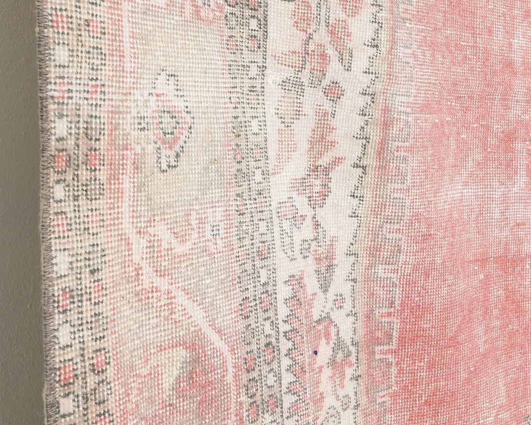 Pink Oushak Rug 6' 11" x 10' 10" | No. VR87300