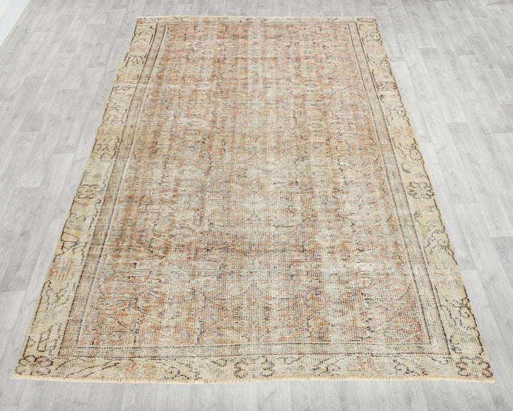 Faded Oushak Rug 5' 11" x 8' 6" | No. VR21173