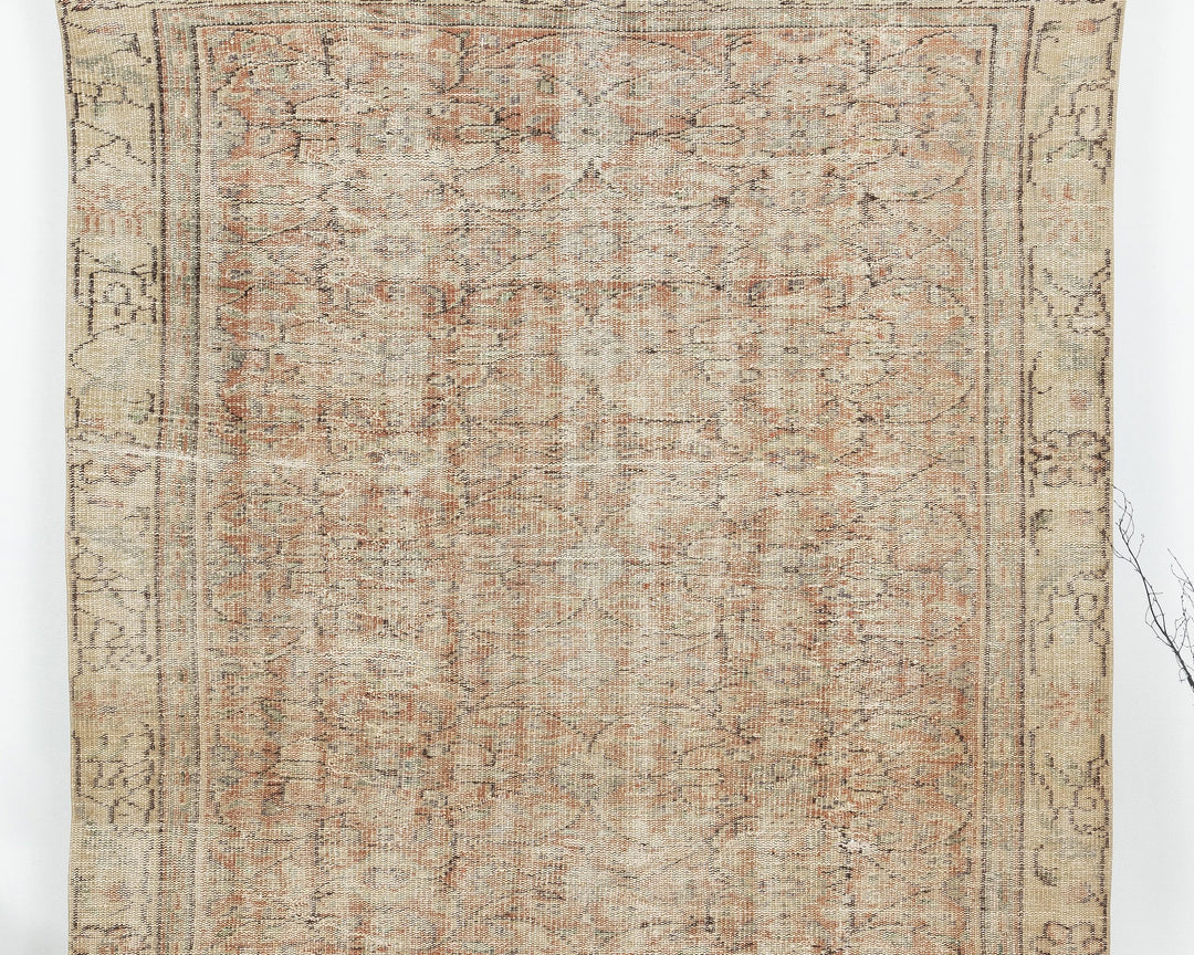 Faded Oushak Rug 5' 11" x 8' 6" | No. VR21173