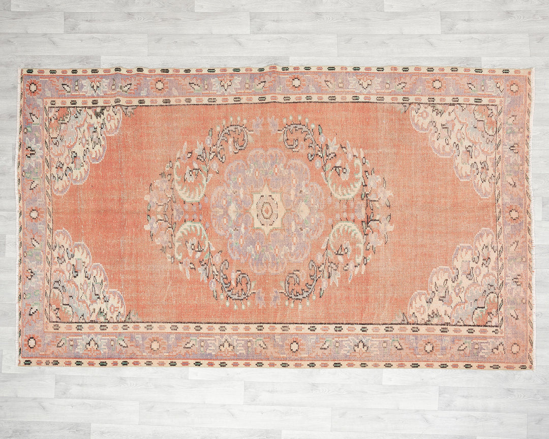 Orange Oushak Rug 5' 2" x 8' 8" | No. VR81573