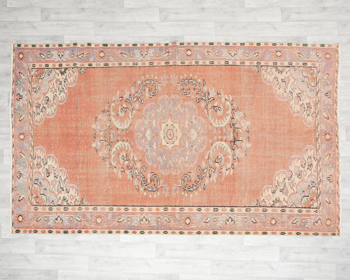 Orange Oushak Rug 5' 2" x 8' 8" | No. VR81573