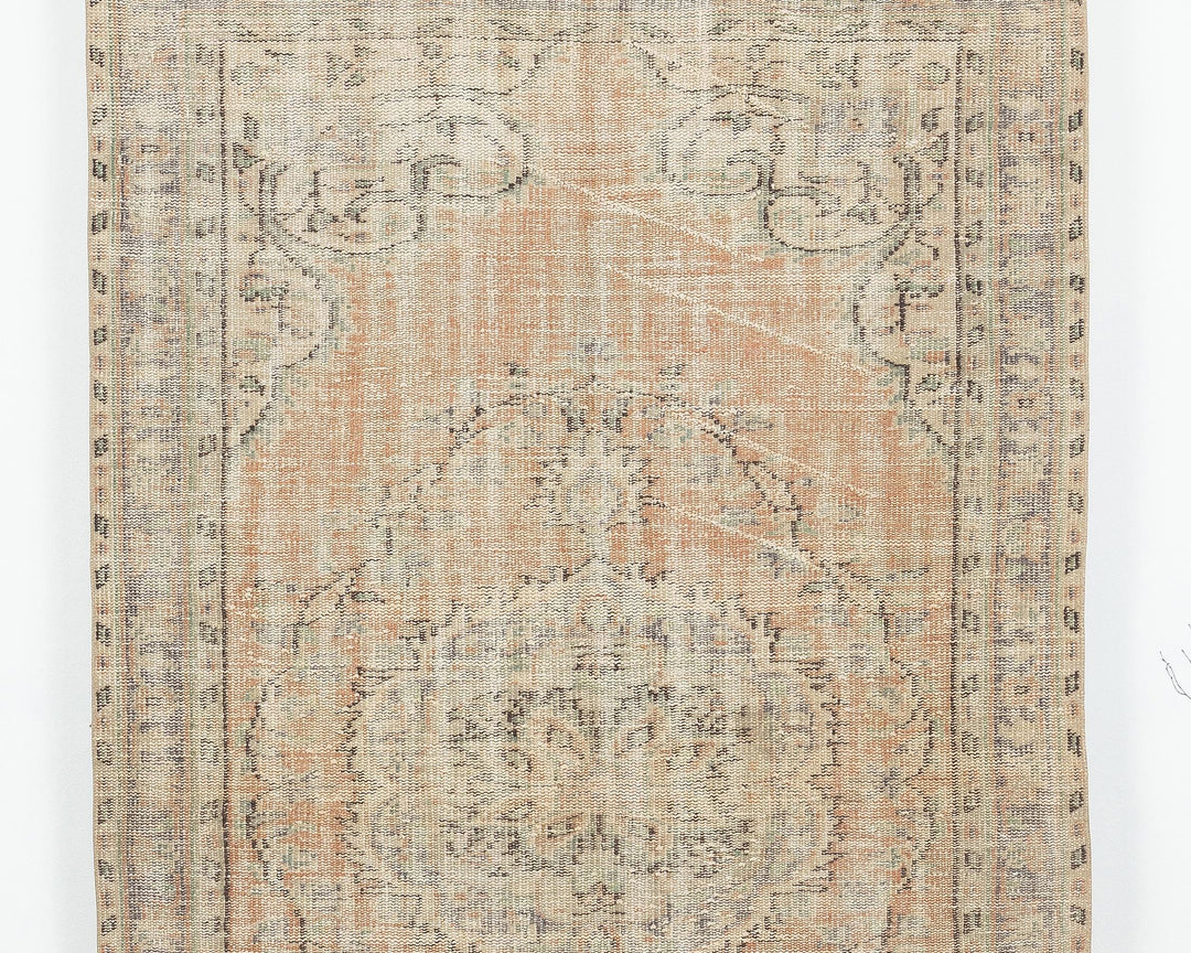 Muted Oushak Rug 4' 6" x 7' 2" | No. VR92533