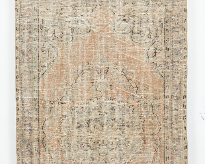 Muted Oushak Rug 4' 6" x 7' 2" | No. VR92533