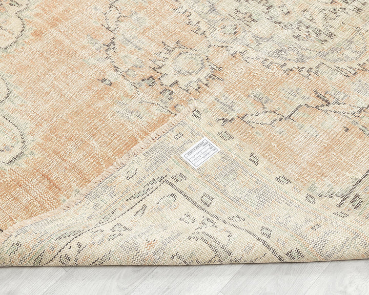 Muted Oushak Rug 4' 6" x 7' 2" | No. VR92533