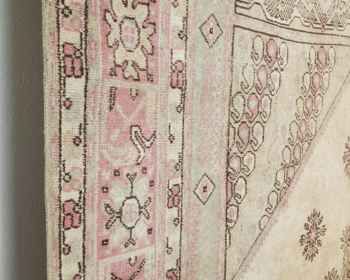 Neutral Oushak Rug 9' 7" x 6' 3" | No. VR48441