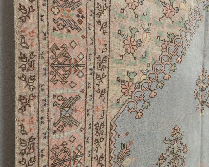 Blue Oushak Rug 6' 11" x 9' 8" | No. VR85585
