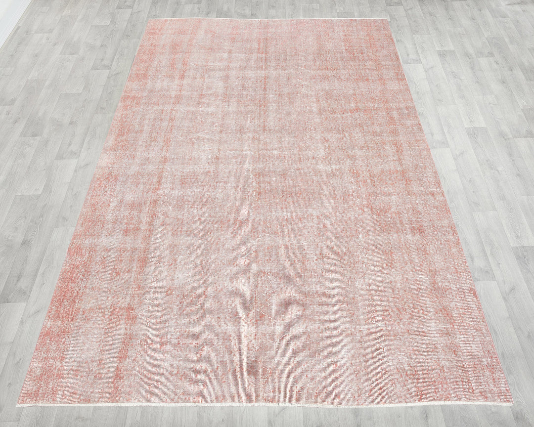 Pink Oushak Rug 6' 6" x 10' 2" | No. VR24862