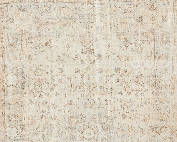 Beige Oushak Rug 6' 3" x 9' 3" | No. VR70968