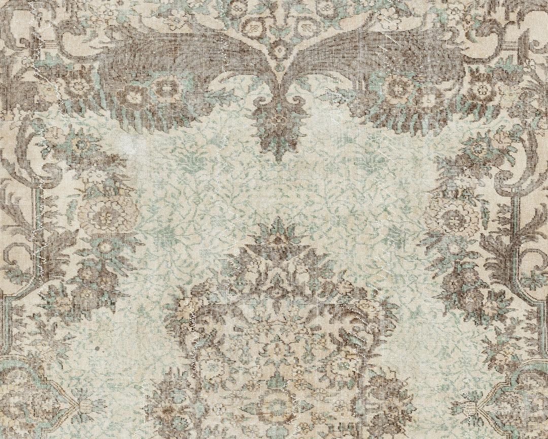 Faded Oushak Rug 10' 2" x 6' 9" | No. VR32056