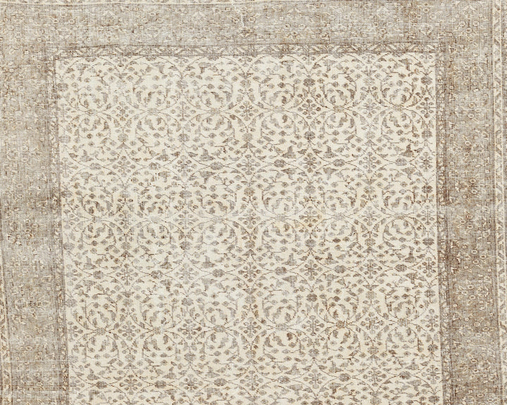 Neutral Oushak Rug 6' 3" x 9' 6" | No. VR17355
