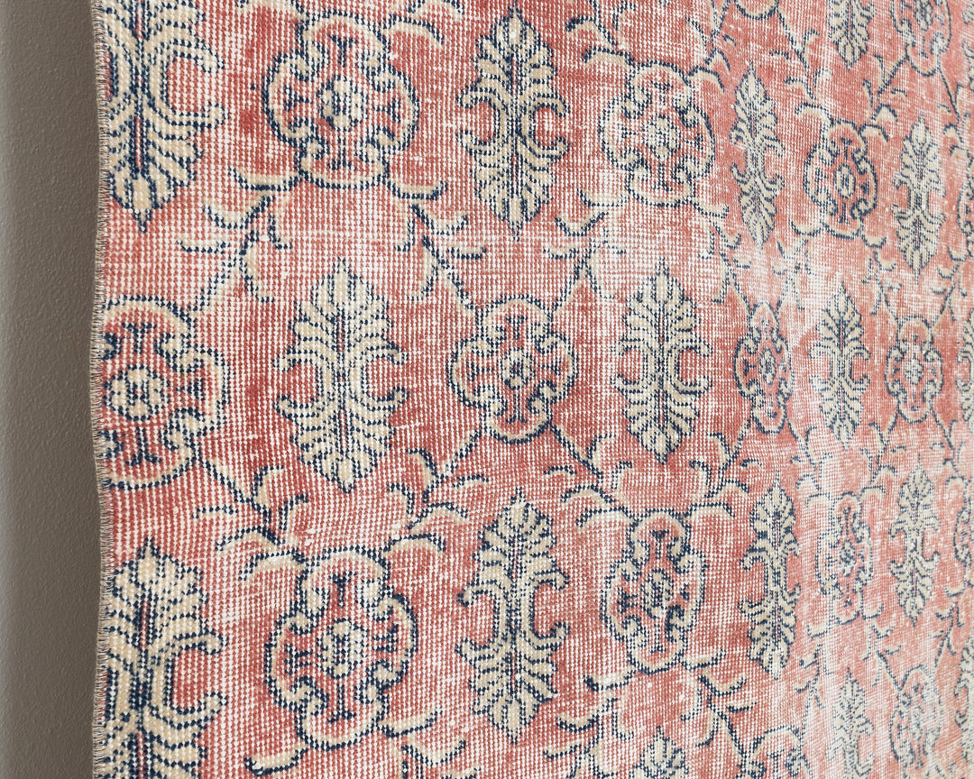 Pink Oushak Rug 10' 4" x 7' 3" | No. VR71055