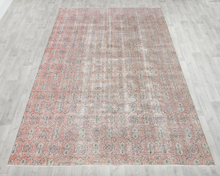 Pink Oushak Rug 10' 4" x 7' 3" | No. VR71055