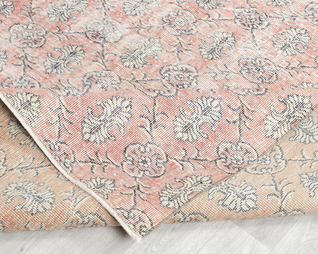 Pink Oushak Rug 10' 4" x 7' 3" | No. VR71055