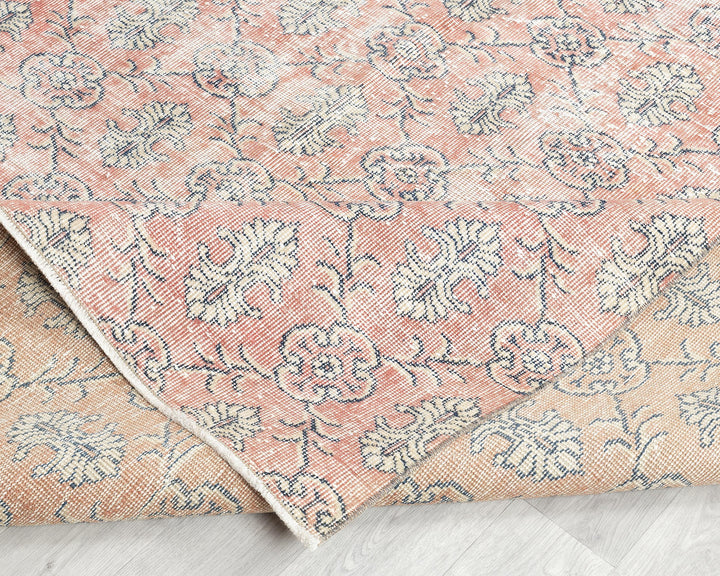 Pink Oushak Rug 10' 4" x 7' 3" | No. VR71055