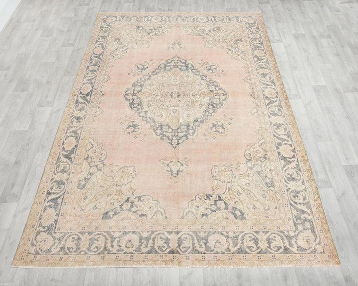 Pink Oushak Rug 6' 10" x 10' | No. VR56407