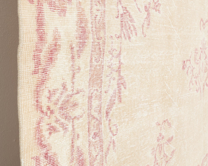 Pink Oushak Rug 6' 5" x 9' 8" | No. VR28439