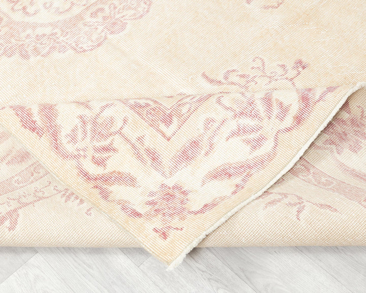 Pink Oushak Rug 6' 5" x 9' 8" | No. VR28439