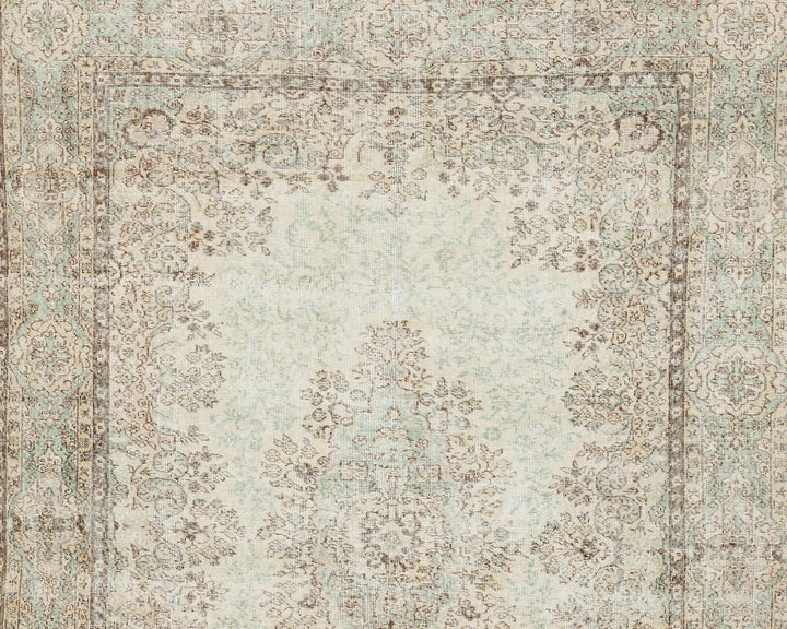 Beige Oushak Rug 7' x 9' 11" | No. VR27327