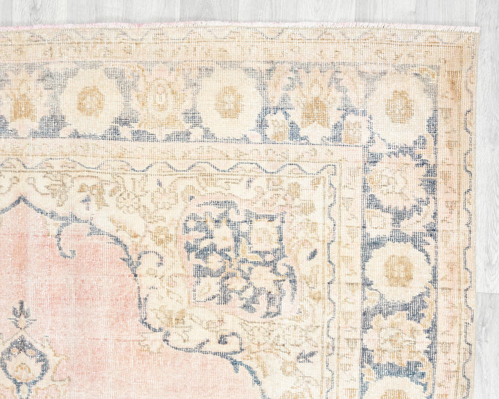 Pink Oushak Rug 6' 5" x 10' 2" | No. VR91726