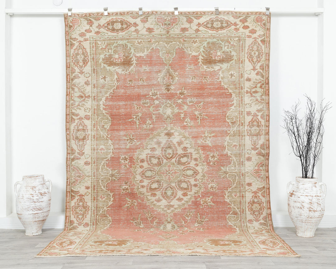 Oushak Rug 6' 5" x 9' 4" | No. VR36825