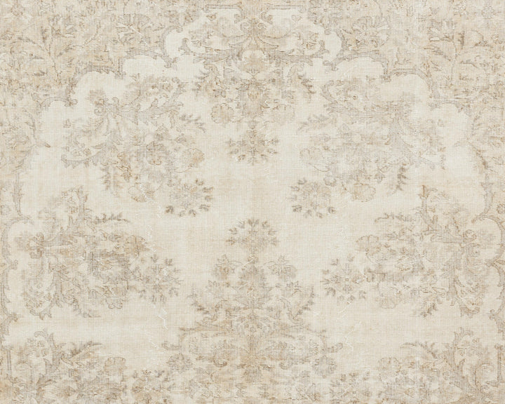 Beige Oushak Rug 6' 2" x 9' 7" | No. VR89097