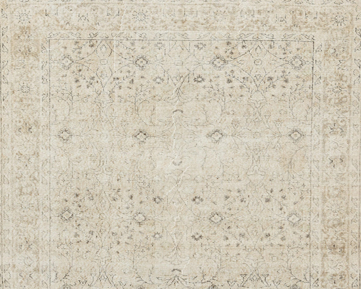Beige Oushak Rug 6' 5" x 10' | No. VR28542