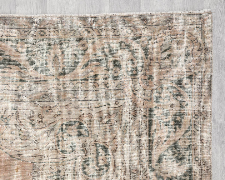 Red Oushak Rug 7' 2" x 10' | No. VR14141