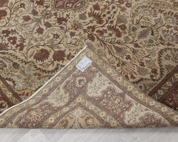 Brown Oushak Rug 6' 3" x 9' 8" | No. VR70085