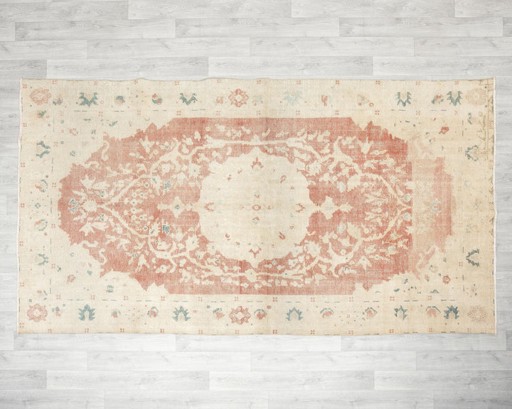 Pastel Oushak Rug 5' 3" x 9' 6" | No. VR68339
