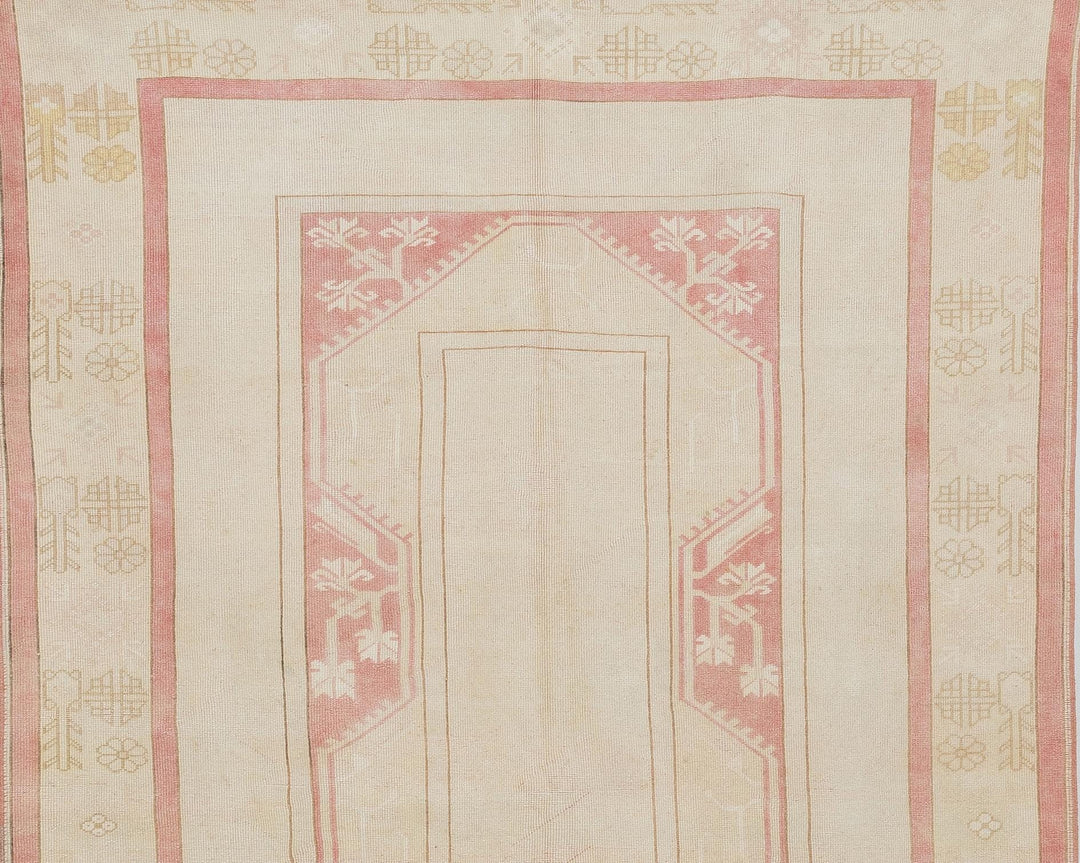 Neutral Oushak Rug 6' 6" x 10' 2" | No. VR71709
