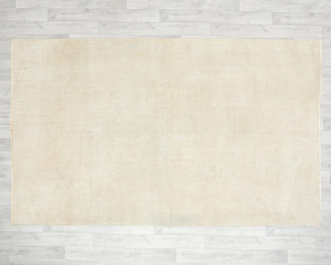 Beige Oushak Rug 9' x 6' 3" | No. VR62530