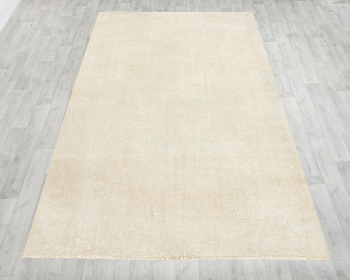 Beige Oushak Rug 9' x 6' 3" | No. VR62530