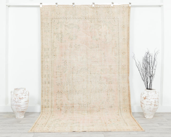 Muted Oushak Rug 5' 9" x 9' 8" | No. VR84212
