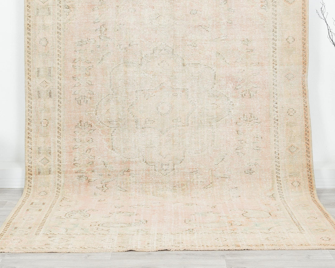Muted Oushak Rug 5' 9" x 9' 8" | No. VR84212