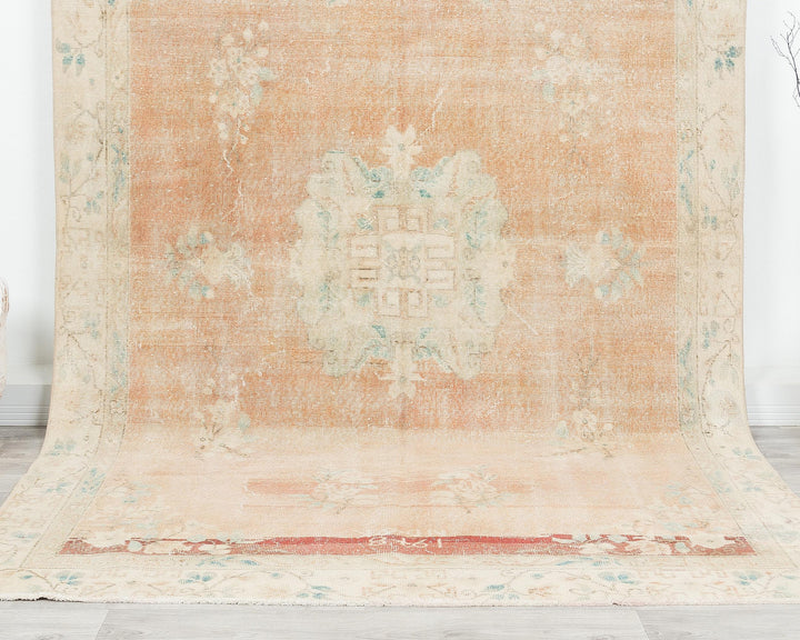 Orange Oushak Rug 6' 2" x 9' 11" | No. VR89474