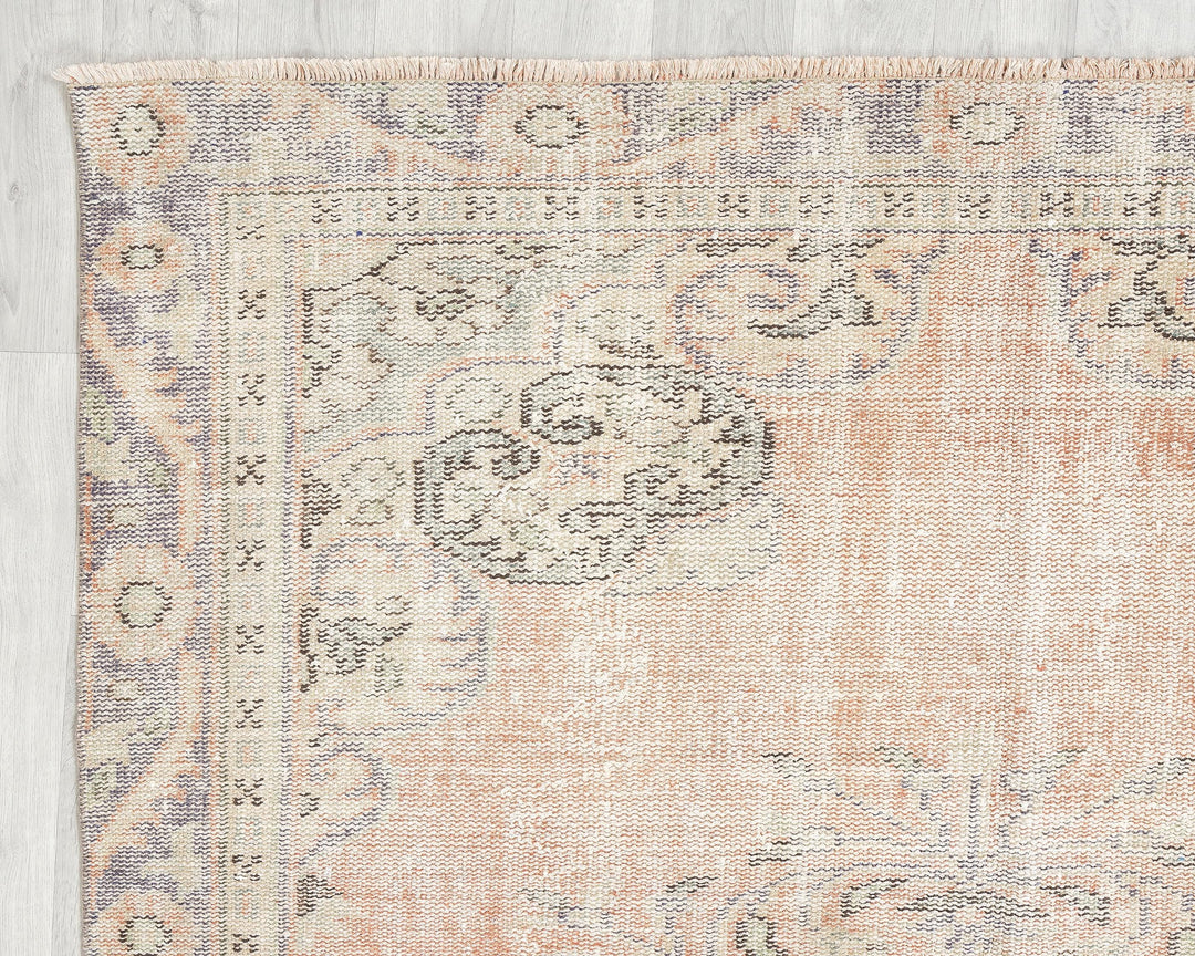 Faded Oushak Rug 5' 5" x 9' 7" | No. VR48965