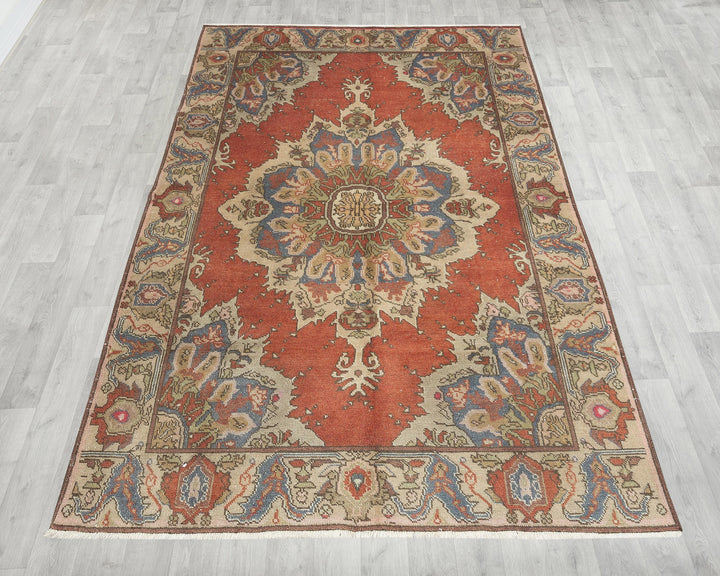 Oushak Rug 7' 10" x 5' | No. VR78651