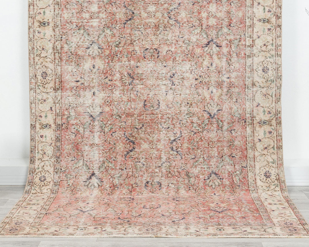 Muted Oushak Rug 5' x 12' 4" | No. VR42159