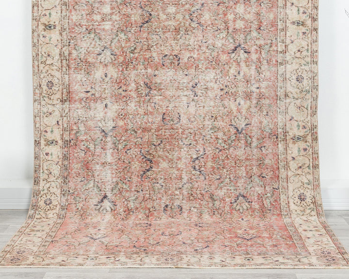 Muted Oushak Rug 5' x 12' 4" | No. VR42159
