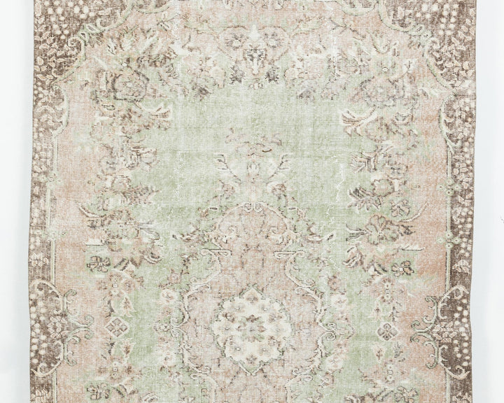 Faded Oushak Rug 5' 5" x 9' | No. VR12605