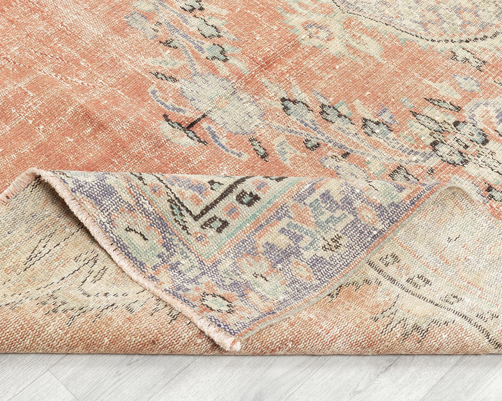 Neutral Oushak Rug 5' 1" x 8' 4" | No. VR68959