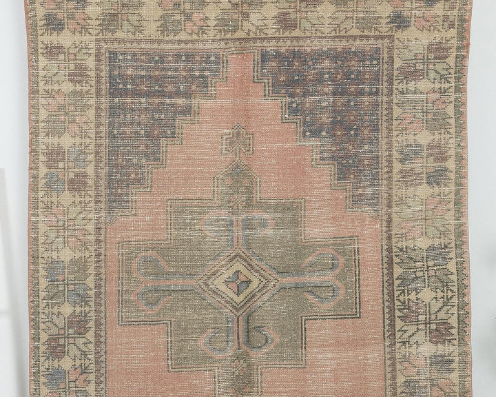 Muted Vintage Turkish Rug 4' 7" x 9' 2" | No. VR75796