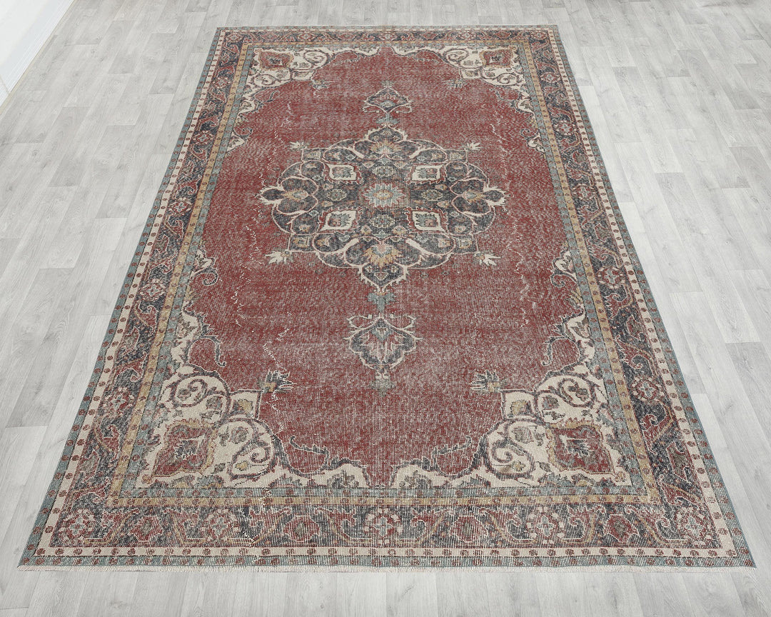 Oushak Rug 10' 11" x 6' 9" | No. VR56456