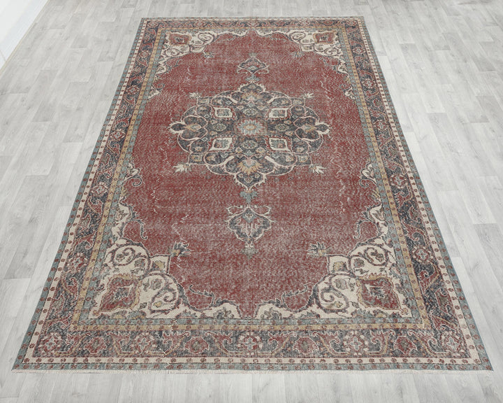 Oushak Rug 10' 11" x 6' 9" | No. VR56456
