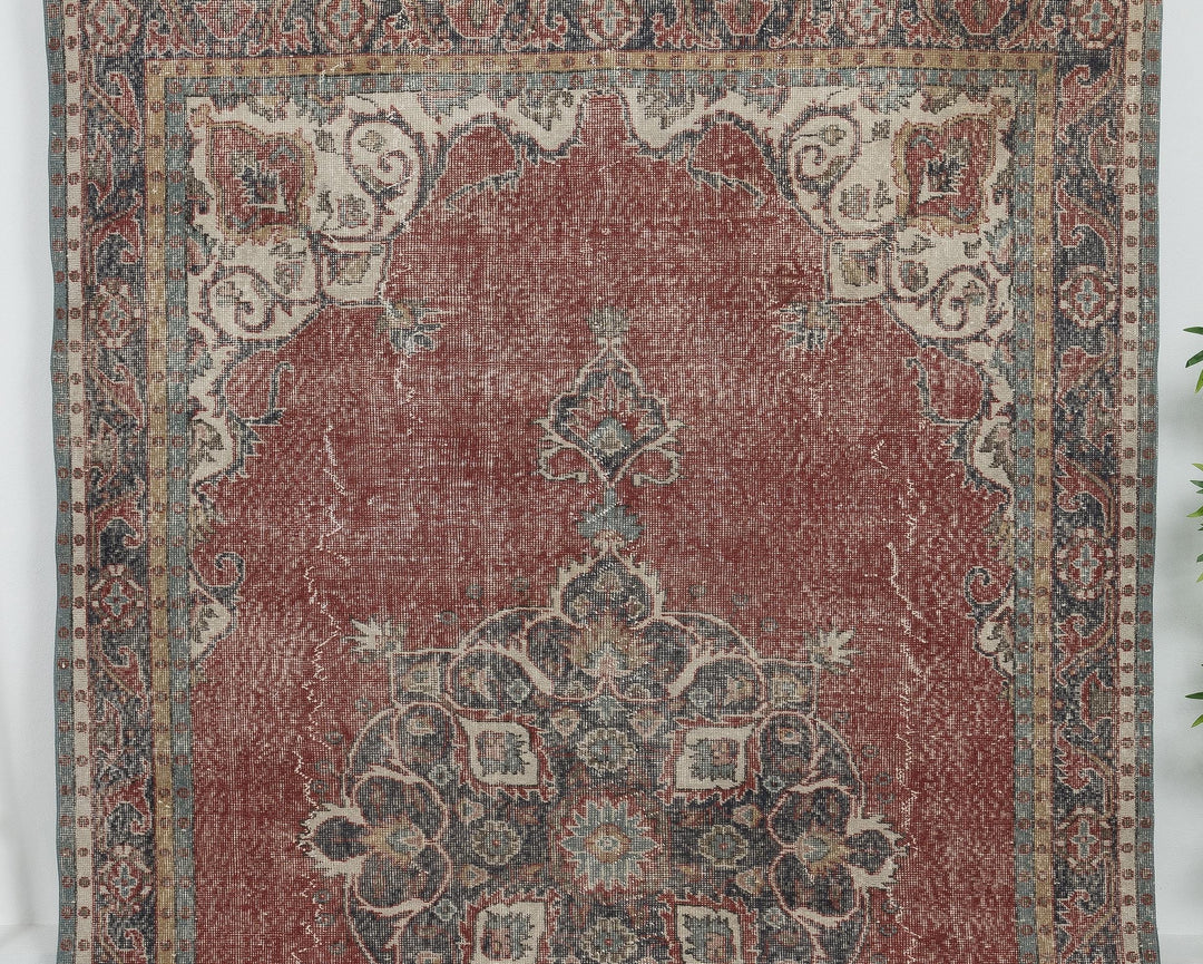 Oushak Rug 10' 11" x 6' 9" | No. VR56456