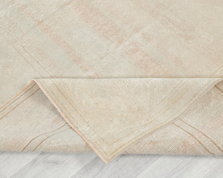 Beige Oushak Rug 7' 9" x 5' | No. VR82764