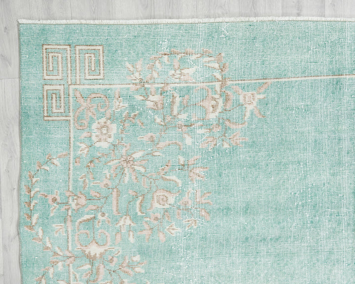 Blue Oushak Rug 6' 10" x 10' 4" | No. VR60416